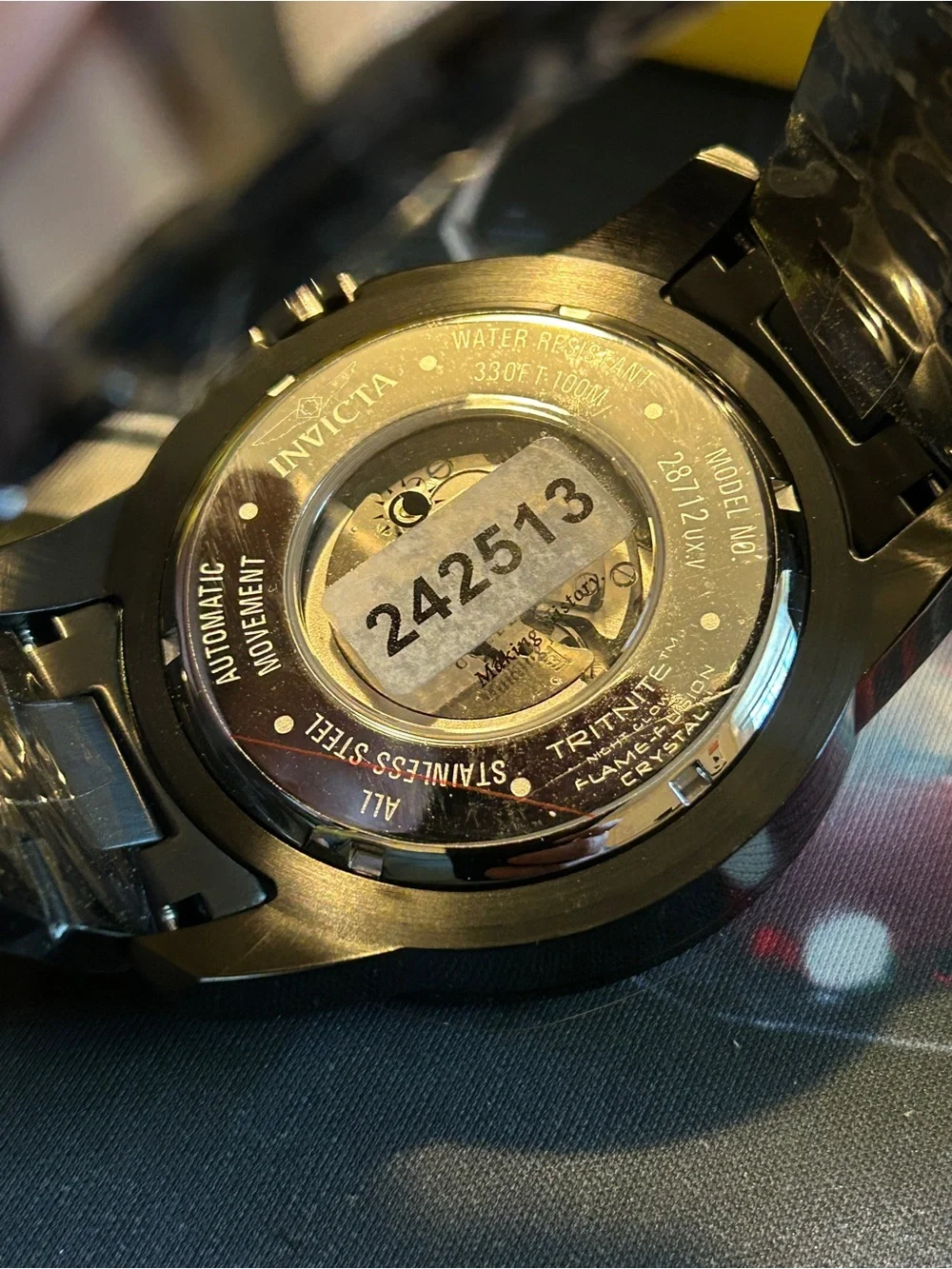 Invicta Roulette Automatic Watch with Red and Green Dial Accents (28712)